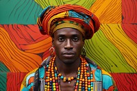 Traditional African jewelry accessories pattern. AI generated Image by rawpixel.