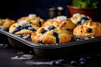 Blueberry muffins food dessert fruit. 