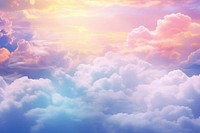 Cloudy backgrounds sunlight outdoors. AI generated Image by rawpixel.