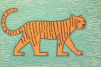 A tiger animal mammal pet. AI generated Image by rawpixel.