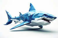 Shark shark origami animal. AI generated Image by rawpixel.