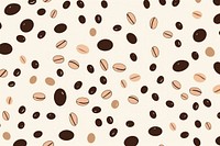Coffee beans pattern backgrounds repetition. AI generated Image by rawpixel.