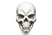 Skull jewelry paper art. 