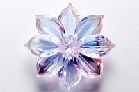 Flower shaped gem gemstone crystal jewelry. AI generated Image by rawpixel.