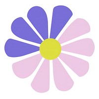 Daisy flower shape petal. AI generated Image by rawpixel.