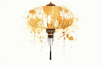 Chinese lamp splattered creativity chandelier. AI generated Image by rawpixel.