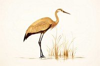 Crane animal heron bird. AI generated Image by rawpixel.