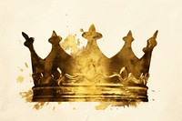 Crown gold accessories splattered. AI generated Image by rawpixel.