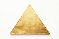 Pyramid paper gold simplicity. AI generated Image by rawpixel.