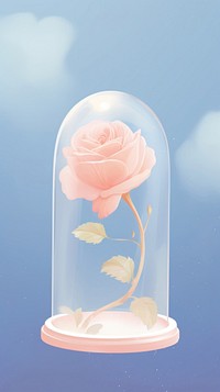 Rose flower plant vase. AI generated Image by rawpixel.