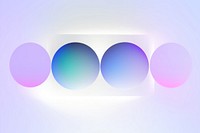 3 circle shape abstract sphere purple. AI generated Image by rawpixel.