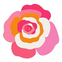 Rose flower shape petal. AI generated Image by rawpixel.