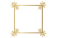 Snowflake frame white gold. AI generated Image by rawpixel.