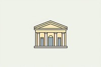 Bank architecture building line. AI generated Image by rawpixel.