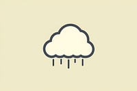 Rain with cloud logo line dynamite. AI generated Image by rawpixel.