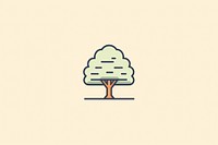 Tree outdoors plant cream. AI generated Image by rawpixel.