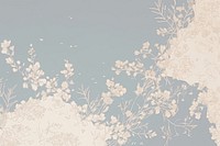 Sketch of flowers backgrounds pattern nature. AI generated Image by rawpixel.