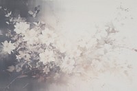 An ink and graphite sketch of flowers white backgrounds nature. AI generated Image by rawpixel.