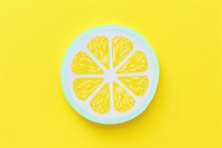 Lemon shape fruit food. AI generated Image by rawpixel.