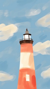 Light house wallpaper architecture lighthouse building. AI generated Image by rawpixel.