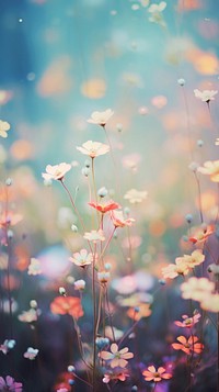 Flower garden backgrounds outdoors blossom. AI generated Image by rawpixel.