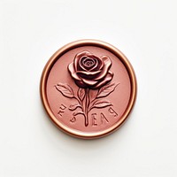 Rose jewelry locket white background. AI generated Image by rawpixel.