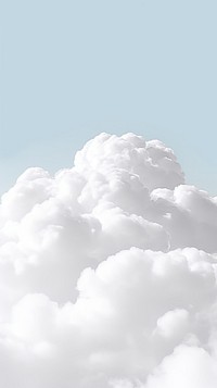 White cloud nature outdoors sky. AI generated Image by rawpixel.