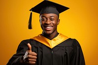 A student graduation african men black intelligence achievement. AI generated Image by rawpixel.