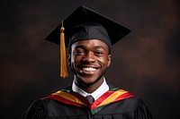 A student graduation african men adult black intelligence. AI generated Image by rawpixel.