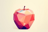 Apple art fruit plant. AI generated Image by rawpixel.