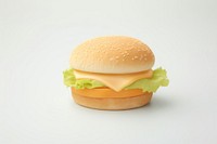 Hamburger shape food white background vegetable. AI generated Image by rawpixel.