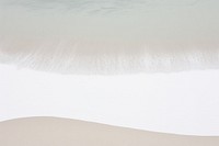 White sea wave on beach outdoors nature tranquility. AI generated Image by rawpixel.