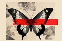 Butterfly drawing animal insect. AI generated Image by rawpixel.
