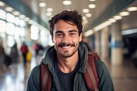 Mexican man backpacker photography standing portrait. AI generated Image by rawpixel.