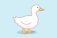 Duck cartoon animal goose. AI generated Image by rawpixel.