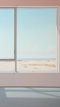 Minimal landscape out of the window view nature sky architecture. AI generated Image by rawpixel.