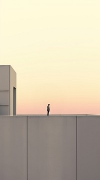 Violist on the rooftop architecture building outdoors. AI generated Image by rawpixel.
