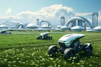 Agriculture technology outdoors vehicle. AI generated Image by rawpixel.