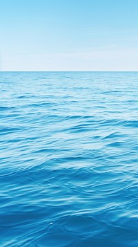 Calm sea wave seascape outdoors horizon. AI generated Image by rawpixel.