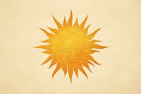 Sun paper sunflower astronomy. AI generated Image by rawpixel.