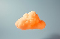 Orange cloud nature sky fireworks. AI generated Image by rawpixel.