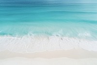 White beach outdoors nature ocean. AI generated Image by rawpixel.