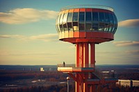 Observation tower architecture lighthouse building. AI generated Image by rawpixel.