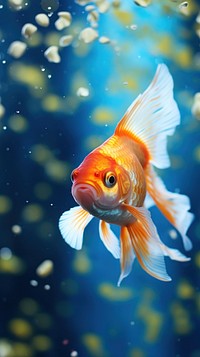 Goldfish animal nature pomacentridae. AI generated Image by rawpixel.