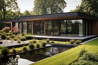 Garden house architecture outdoors. AI generated Image by rawpixel.