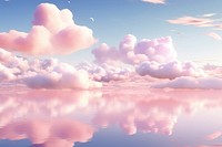 Soft pink cloud sky backgrounds landscape. AI generated Image by rawpixel.