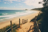 Australia Beach beach landscape outdoors. 