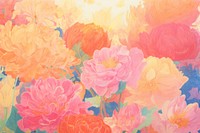 Flower garden backgrounds painting petal. AI generated Image by rawpixel.