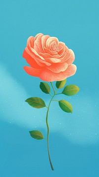 A rose flower petal plant. AI generated Image by rawpixel.