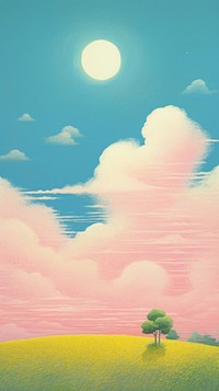 Sky backgrounds landscape grassland. AI generated Image by rawpixel.